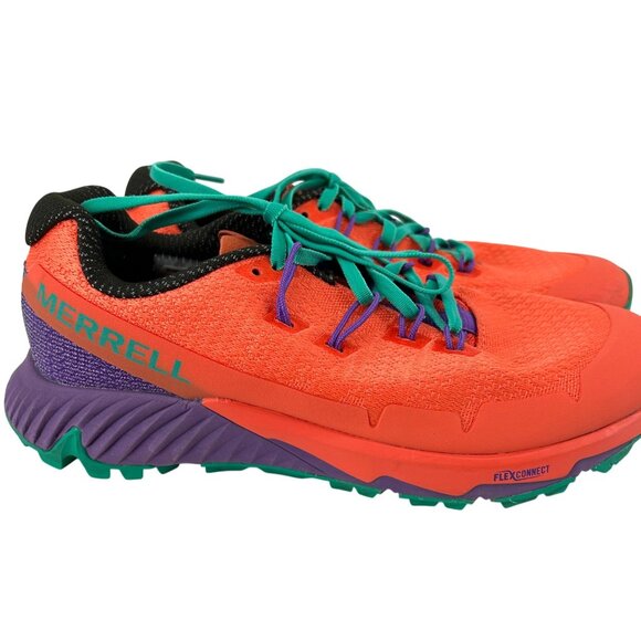 Merrell Womens Sz 8 Agility Peak Flex 3  Vibram Trail Running Shoes Colorful - Picture 4 of 12